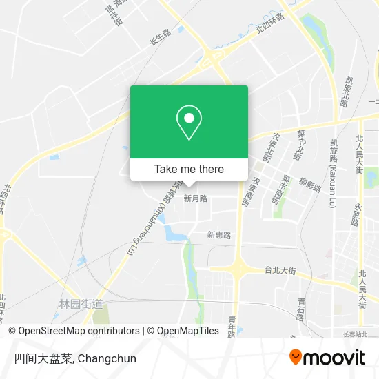 四间大盘菜 map