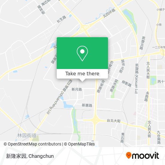 新隆家园 map