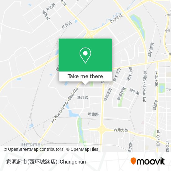 家源超市(西环城路店) map