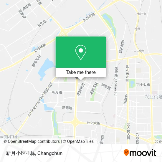 新月小区-1栋 map