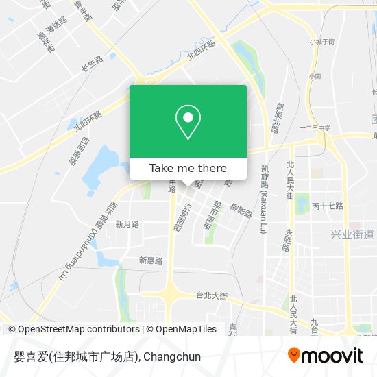 婴喜爱(住邦城市广场店) map