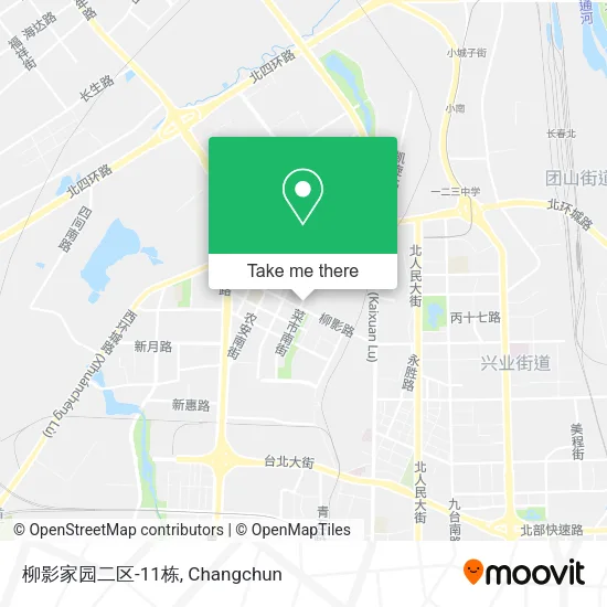 柳影家园二区-11栋 map