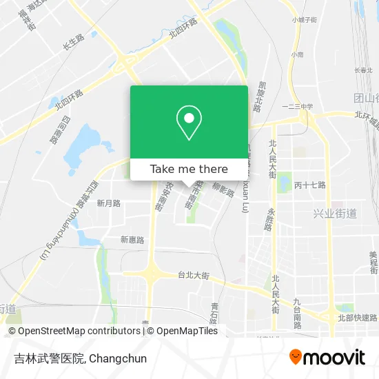 吉林武警医院 map