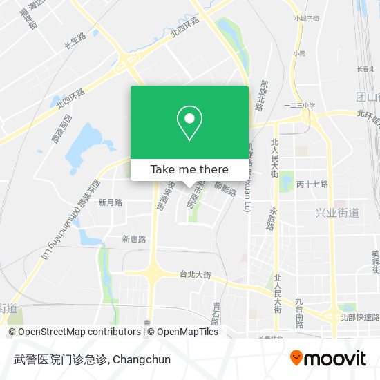 武警医院门诊急诊 map