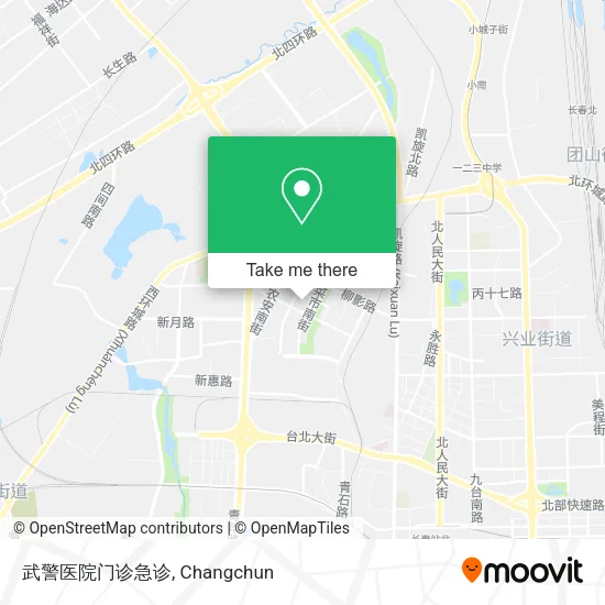 武警医院门诊急诊 map