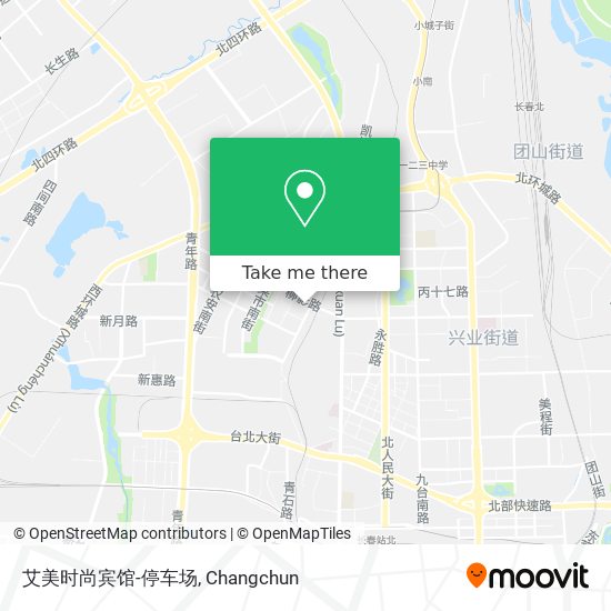 艾美时尚宾馆-停车场 map