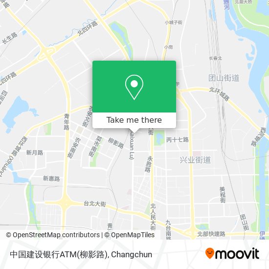 中国建设银行ATM(柳影路) map