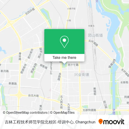吉林工程技术师范学院北校区-培训中心 map