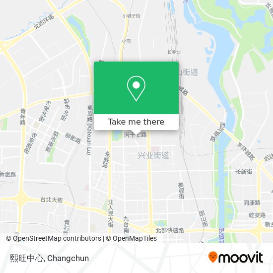 熙旺中心 map