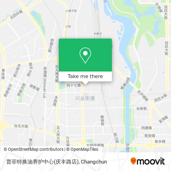 普菲特换油养护中心(庆丰路店) map