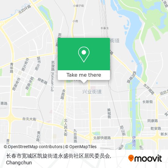 长春市宽城区凯旋街道永盛街社区居民委员会 map