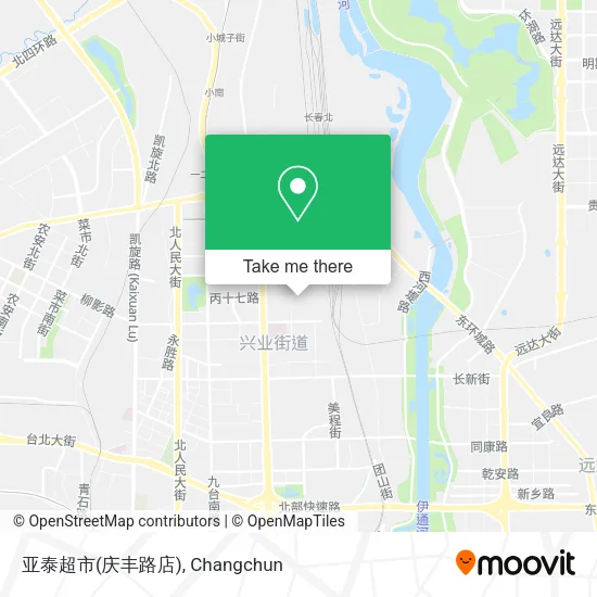 亚泰超市(庆丰路店) map