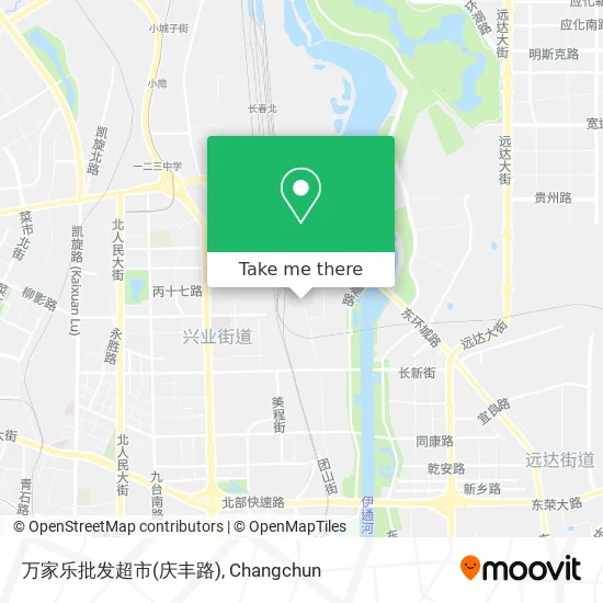 万家乐批发超市(庆丰路) map