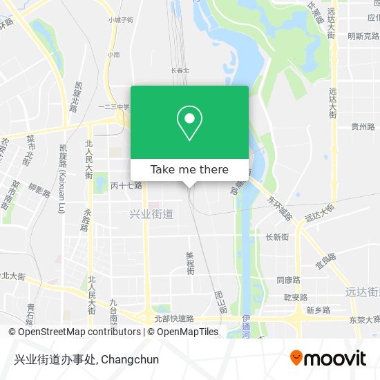 兴业街道办事处 map