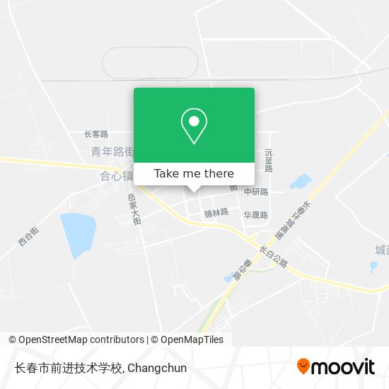 长春市前进技术学校 map