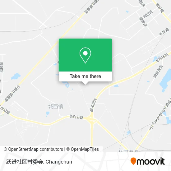 跃进社区村委会 map