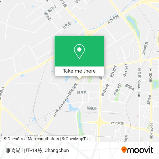 雁鸣湖山庄-14栋 map