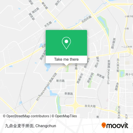 九鼎金麦手擀面 map