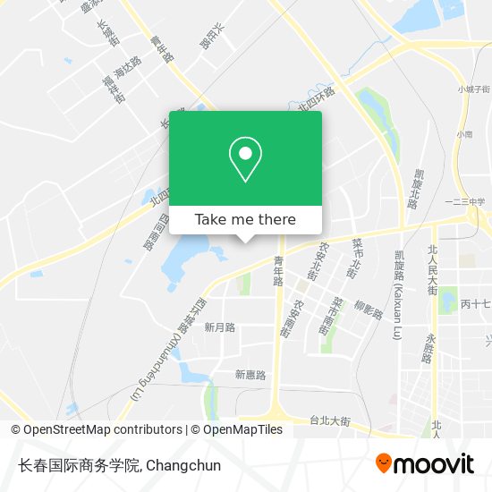 长春国际商务学院 map