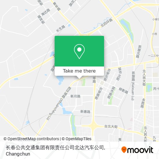 长春公共交通集团有限责任公司北达汽车公司 map