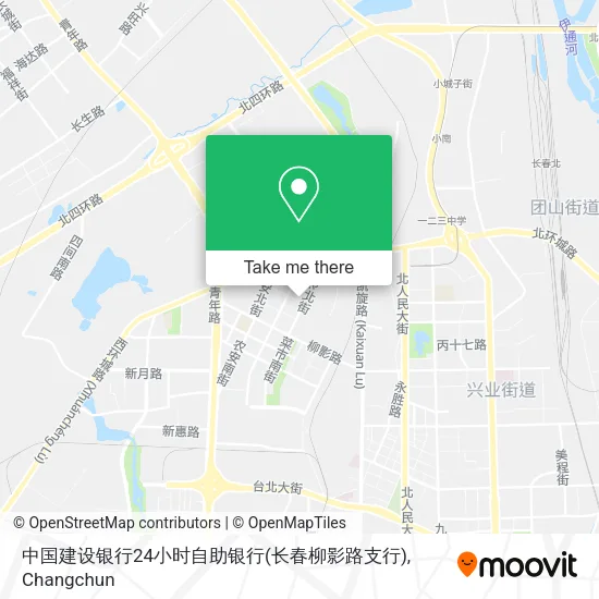 中国建设银行24小时自助银行(长春柳影路支行) map