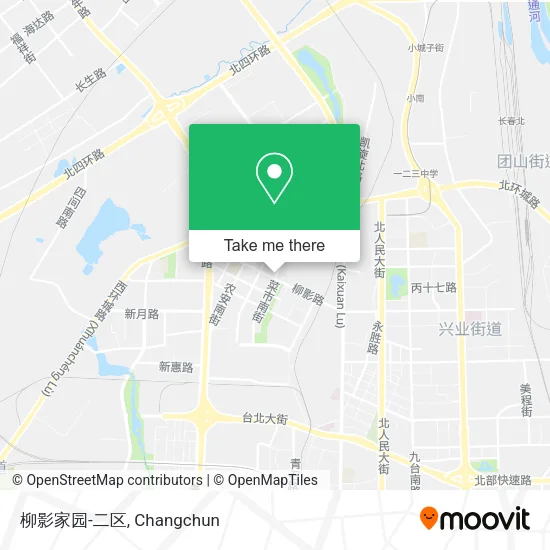 柳影家园-二区 map