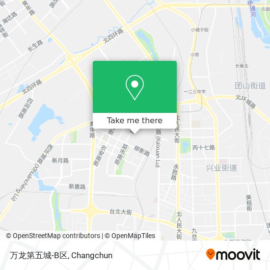 万龙第五城-B区 map