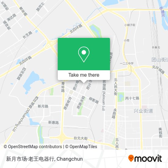 新月市场-老王电器行 map