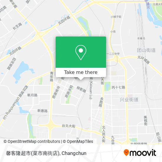 馨客隆超市(菜市南街店) map