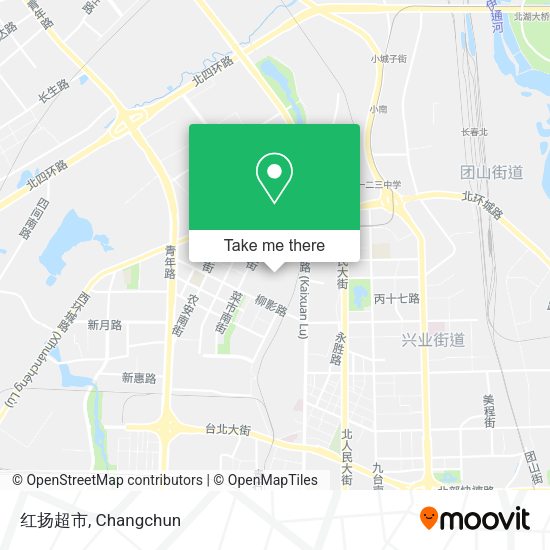 红扬超市 map