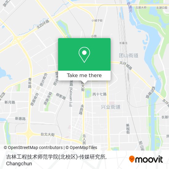 吉林工程技术师范学院(北校区)-传媒研究所 map