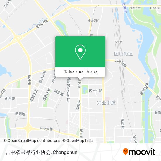 吉林省果品行业协会 map