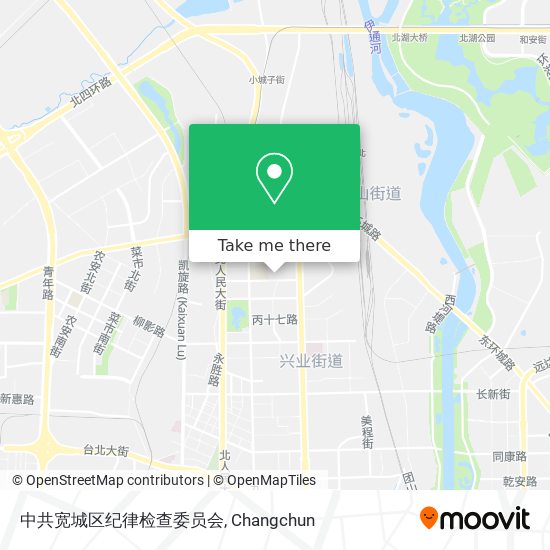 中共宽城区纪律检查委员会 map