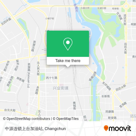 中源连锁上台加油站 map