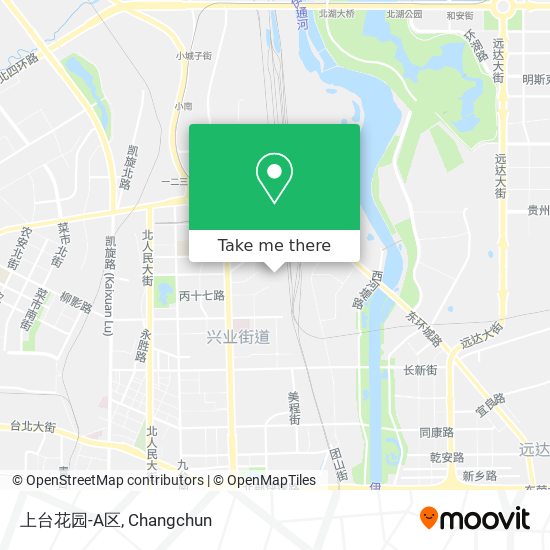 上台花园-A区 map