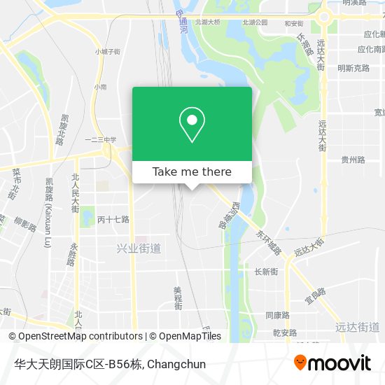 华大天朗国际C区-B56栋 map