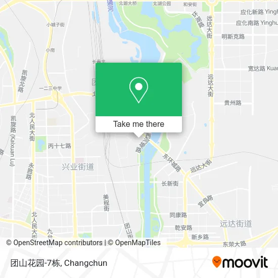 团山花园-7栋 map