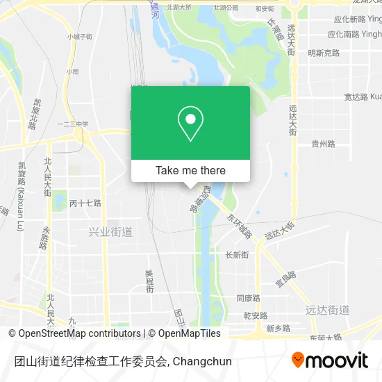 团山街道纪律检查工作委员会 map