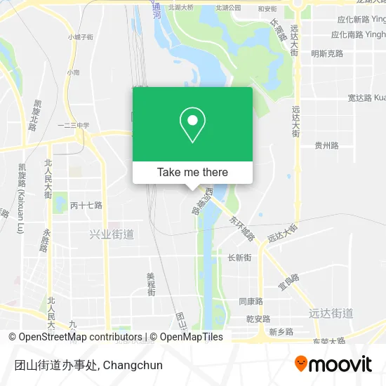 团山街道办事处 map