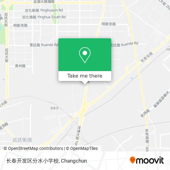 长春开发区分水小学校 map