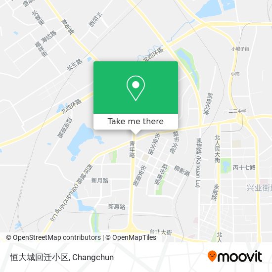 恒大城回迁小区 map