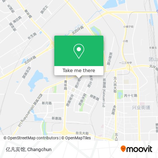 亿凡宾馆 map
