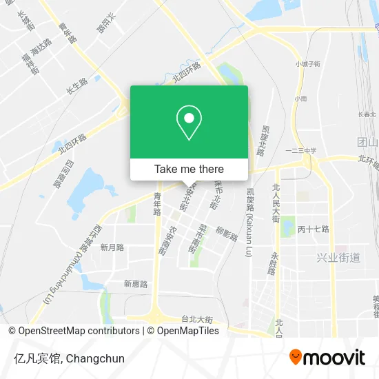 亿凡宾馆 map