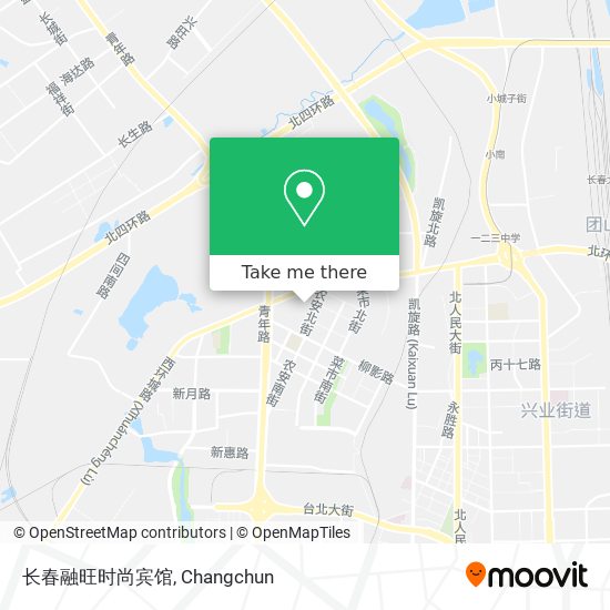 长春融旺时尚宾馆 map