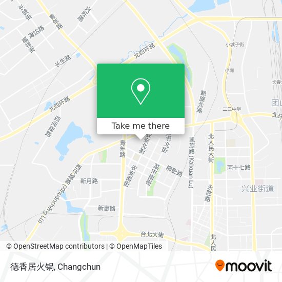 德香居火锅 map