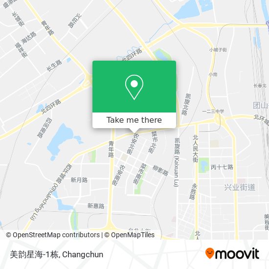 美韵星海-1栋 map