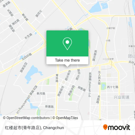 红楼超市(青年路店) map