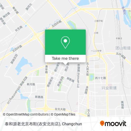 泰和源老北京布鞋(农安北街店) map
