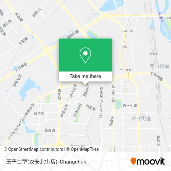 王子造型(农安北街店) map