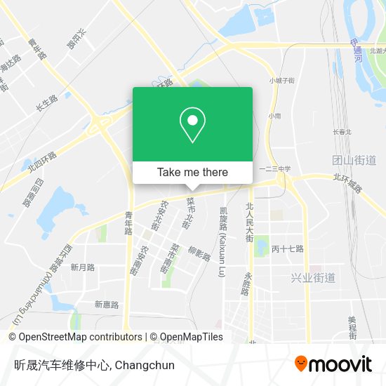 昕晟汽车维修中心 map